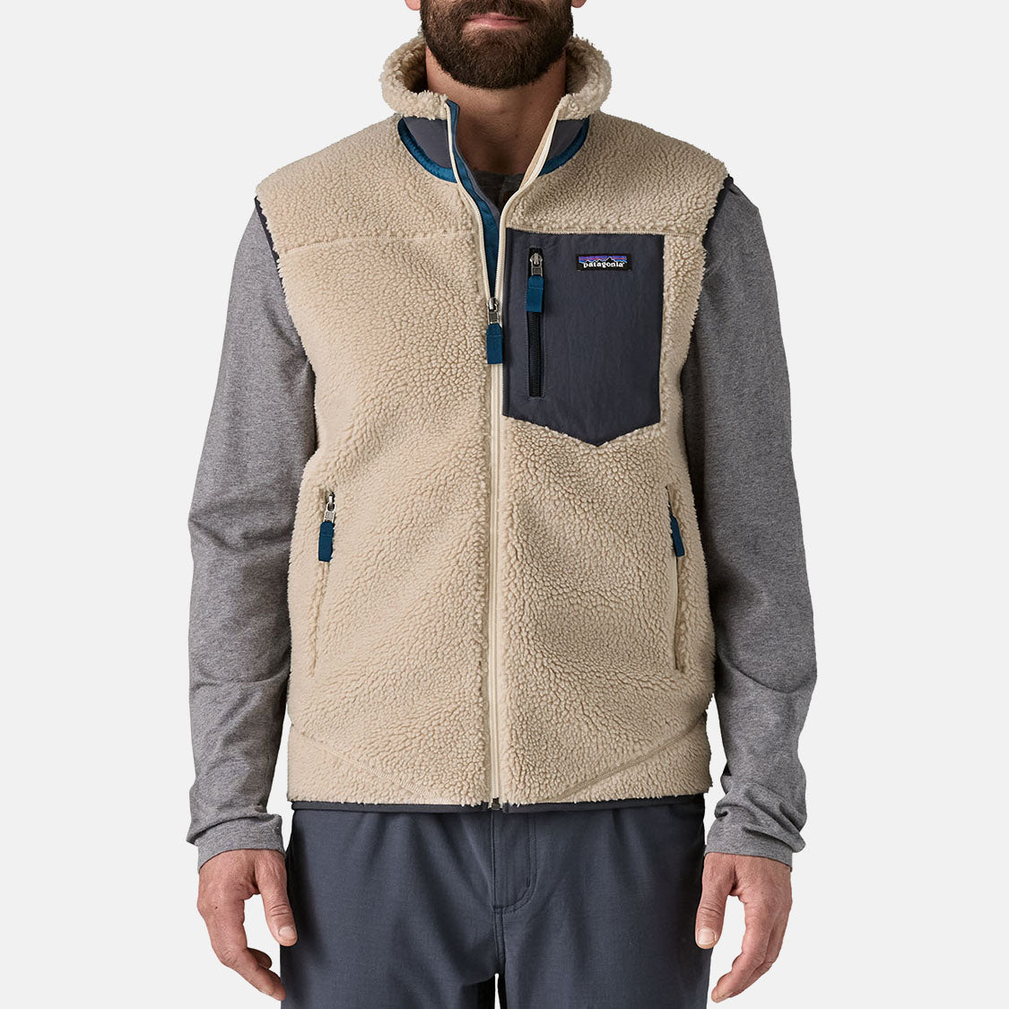 Classic Retro-X Fleece Vest Natural