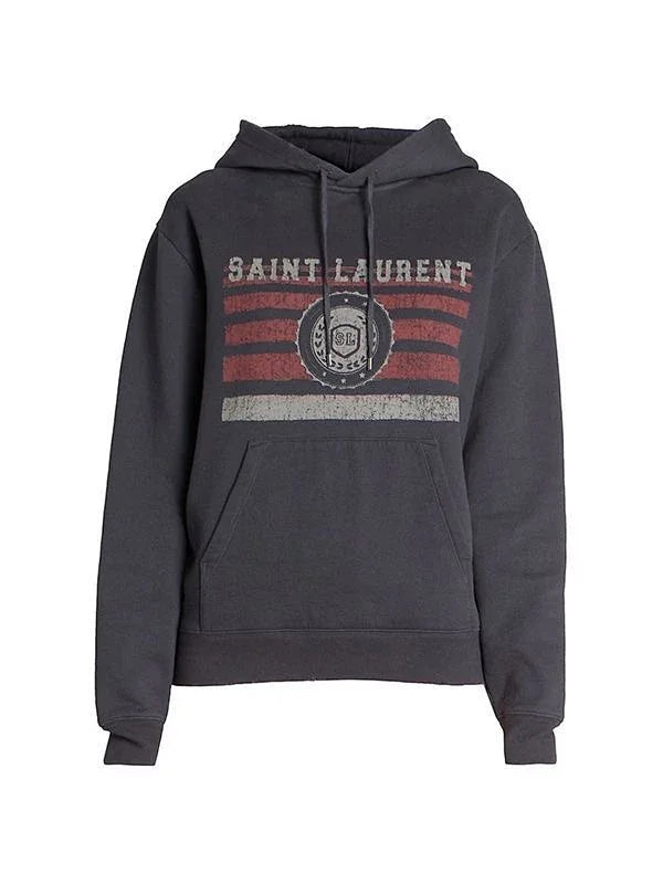 Archive Crest Hoodie – Dark Gray
