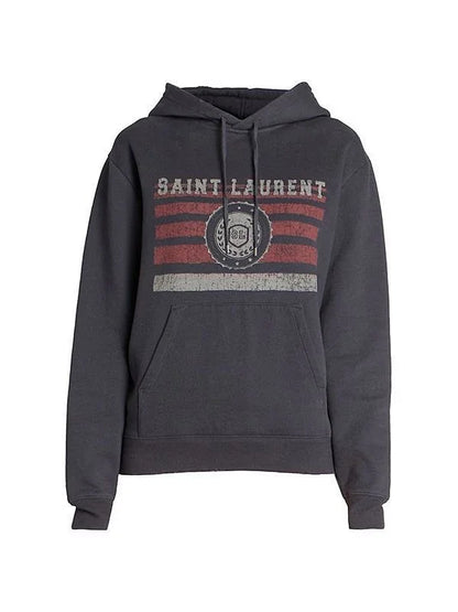 Archive Crest Hoodie – Dark Gray